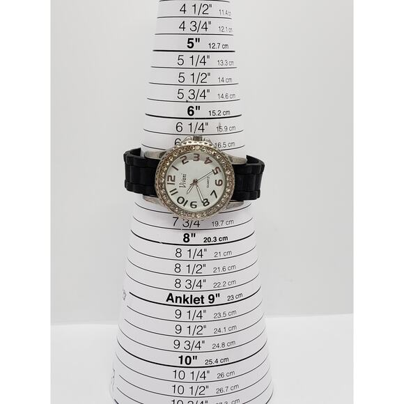 Vivani KRBRINT, women\'s dress watch. Large face with jeweled bevel main image 7